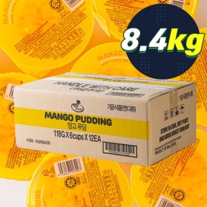 미성패밀리 단무 미성패밀리 망고 푸딩 708g 12입  대용량,사탕,쿠키,전병,칩,젤리