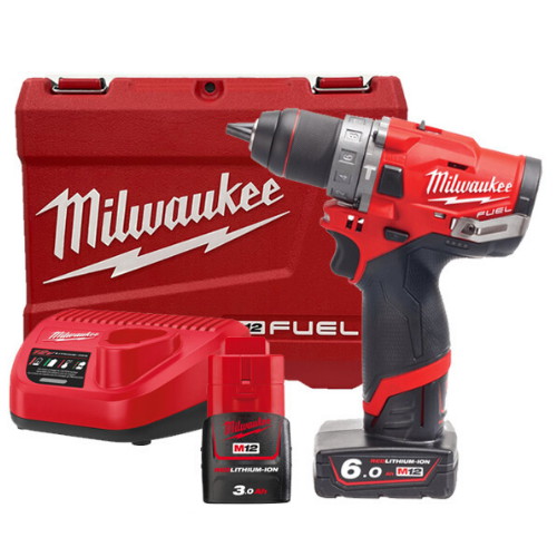 밀워키 M12 FPD (3.0Ah+6.0Ah, 배터리 2개)_이미지