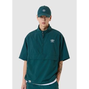 엄브로 클래식 반팔 스탠넥 아노락 자켓 UQ223CWT42