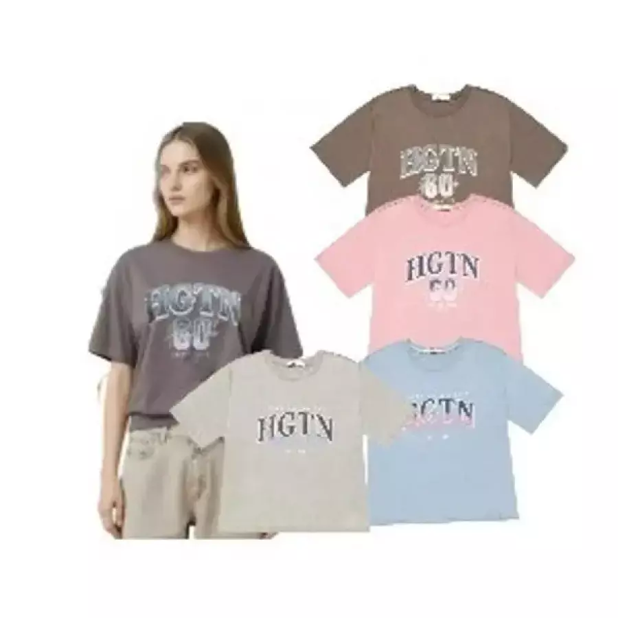 행텐 여성피그먼트워싱시그니처반팔티셔츠10520-131-419-03ABS 1356016