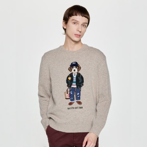 헤지스 남성 슬론 레인저 해리 인타샤 라운드 니트 HZSW5D751I2