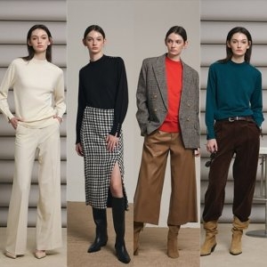 제이에비뉴 진주 하프넥 풀오버 니트 3종 SRF244F0301SW