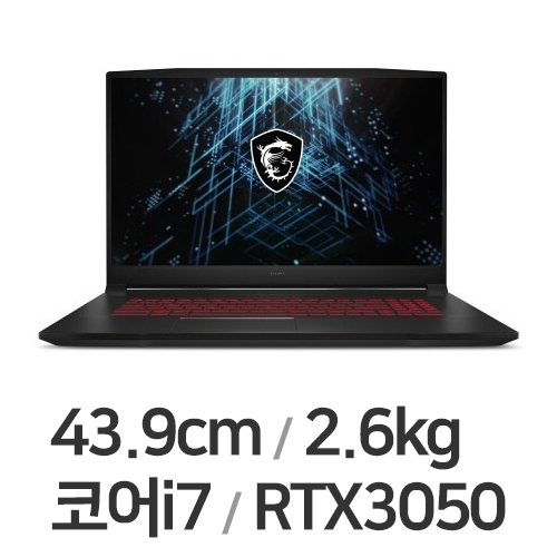 MSI GF시리즈 Sword GF76 A11UC 블랙 WIN10 32GB램 (SSD 512GB)_이미지