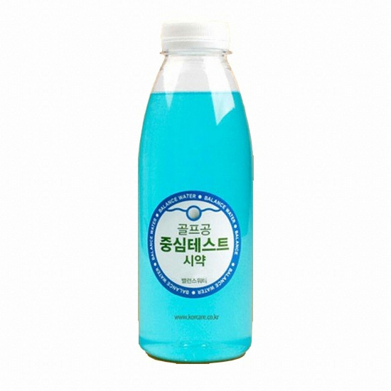 엑스페론 밸런스워터 골프공 중심 테스트 시약