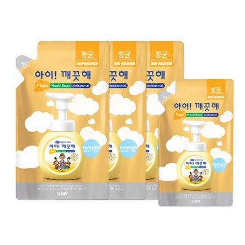 핸드솝 순 490ml 용기 3개