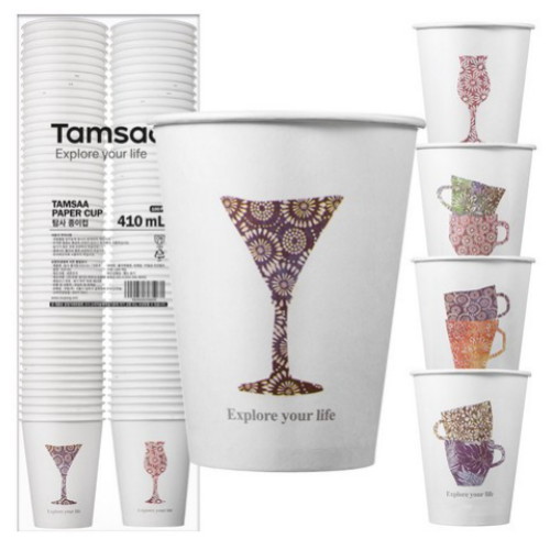 쿠팡 탐사 ㅤ고평량 종이컵 14온스 (100개)_이미지