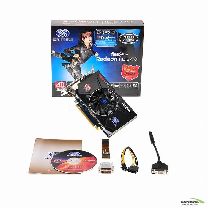 SAPPHIRE �󵥿� HD 5770 FleX Edition D5 1GB