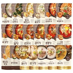 아워홈 간편식 즉석국 곰탕 미역국 갈비탕 추어탕 육개장 감자탕 부대찌개 순댓국 삼계탕