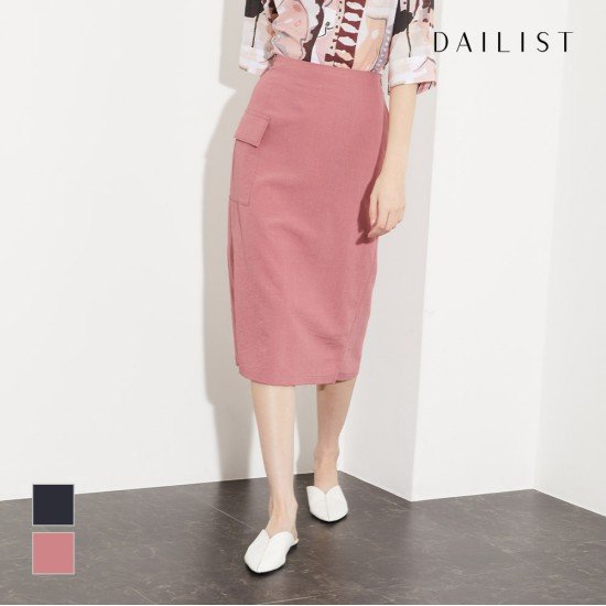 데일리스트 여성 여름 셋업포켓 스커트 MDBDK3M4361_이미지