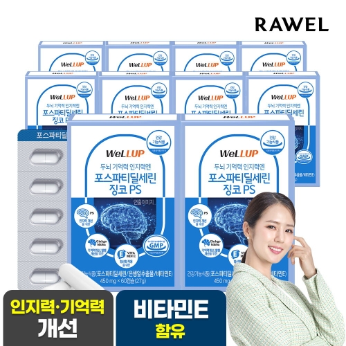 로엘 웰업 포스파티딜세린 징코 PS 60캡슐 (10개)