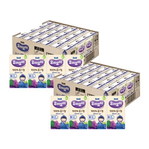 매일유업 요미요미 유기농주스 블루베리포도 125ml (48개)_이미지