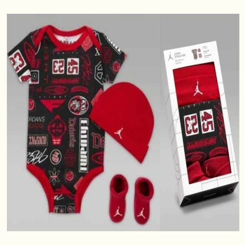 출산 백일선물 N252UU837P 조던점프맨플라이3PC바디수트세트 6-12M 플레이키즈프로8
