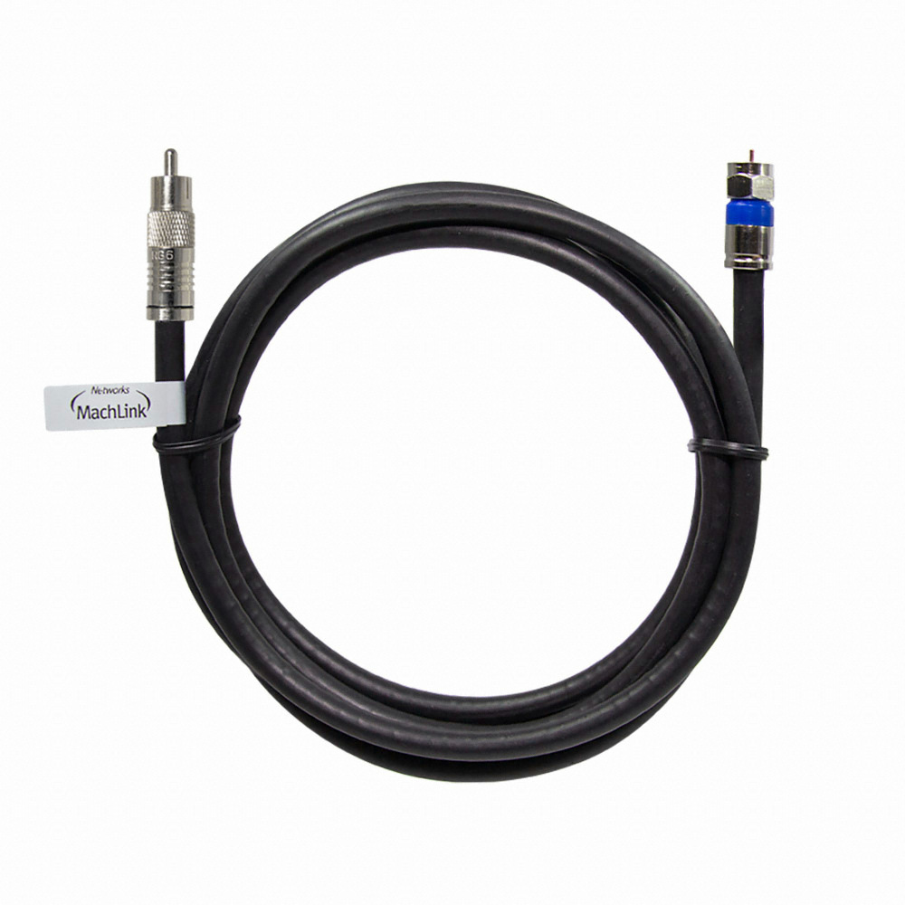 마하링크 RCA to RF 5C 동축 케이블 고급형 블랙 (MLZ-CR500, 50m)_이미지