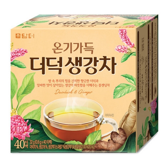 담터 온기가득 더덕생강차 40T (2개)_이미지