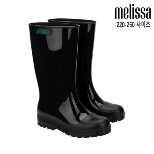 멜리사 토박스 여성장화 장마철 필수템 우먼 웰리 블랙 MSWCE2TSWL11 MSWCE2TSWL11BLK