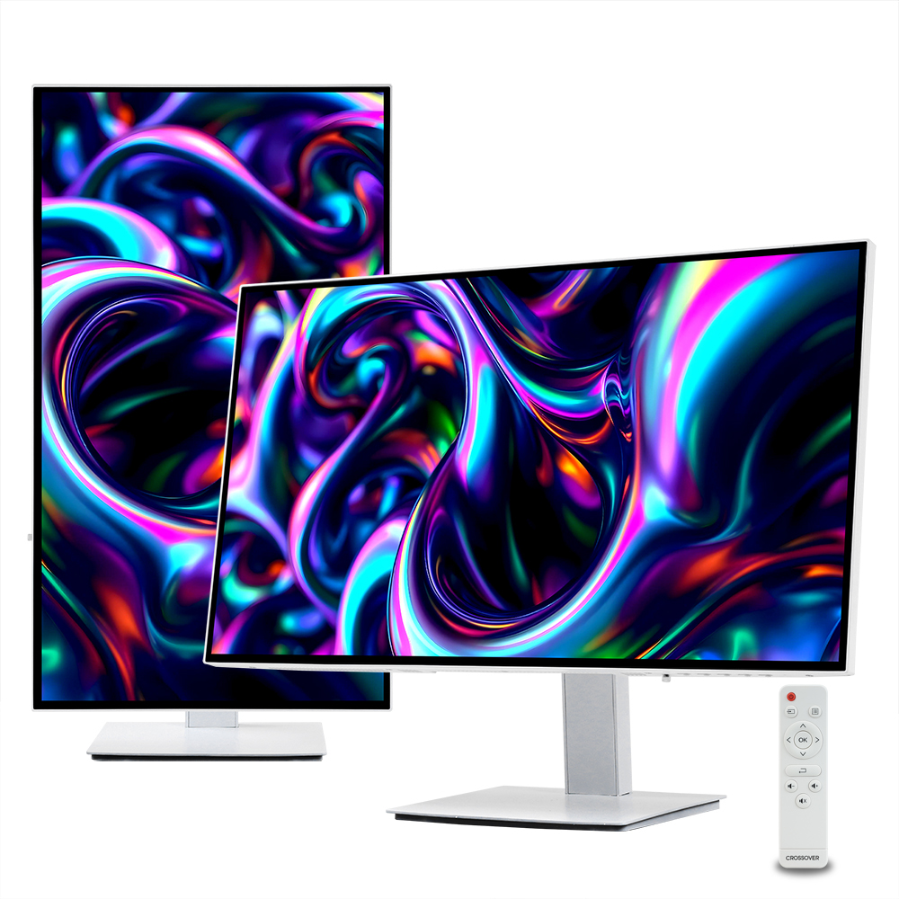 크로스오버 27USD850 IPS4K UHD 4면제로 화이트 멀티스탠드 무결점