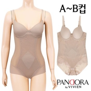 판도라 누디 소프트 풀컵몰드 보정올인원 바디슈트1종 PBT3738 75A-90B_이미지
