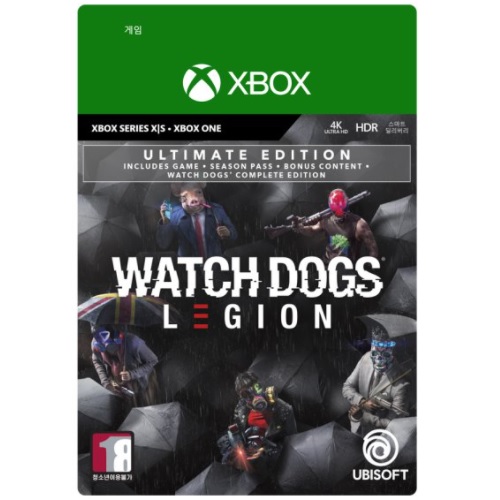  와치독: 리전 XBOX Series 얼티밋/다운로드코드