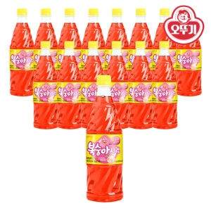 오뚜기 복숭아 시럽 1kg (15개)