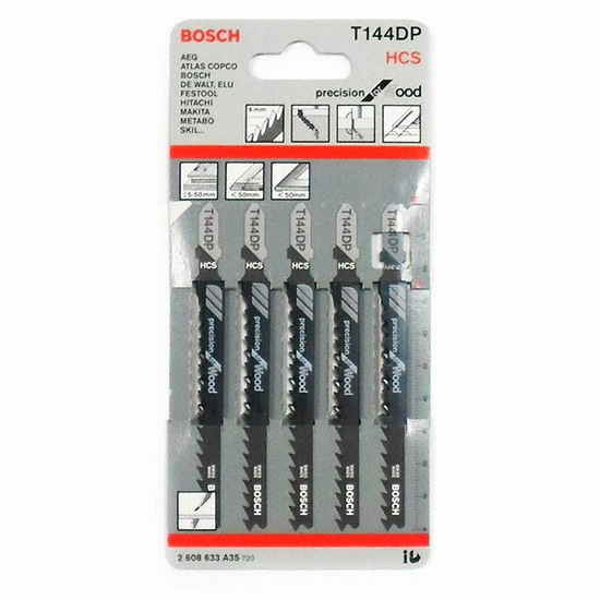 보쉬 목재용 직소날 T144DP (5개)
