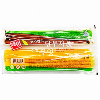 (주)대창농산 치자 김밥 <b>단무지</b> & 우엉 250g