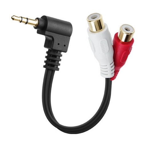 라이트컴 COMS BD040 3극 3.5mm 스테레오 to 2RCA 케이블 (0.15m)