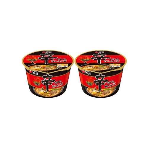 농심 신라면 블랙 사발 101g (2개)_이미지