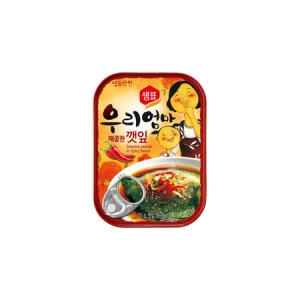샘표식품 우리엄마 매콤한 깻잎 70g (4개)_이미지