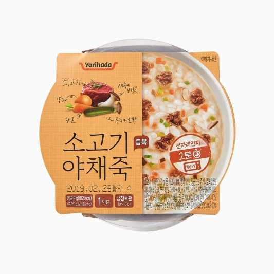 시아스 요리하다 소고기듬뿍 야채죽 252.8g (1개)_이미지