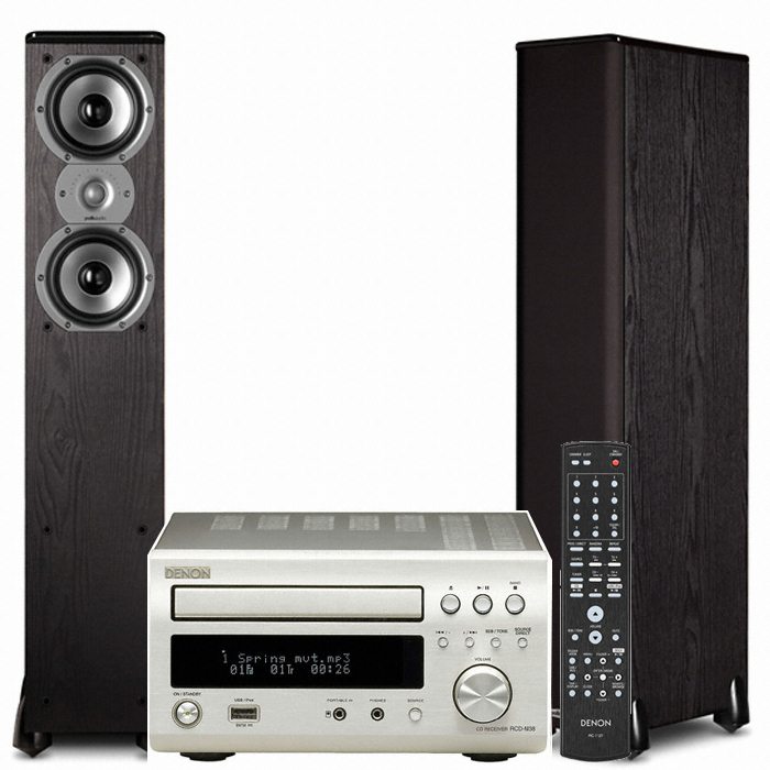 RCD-M38 + Polk audio TSI300