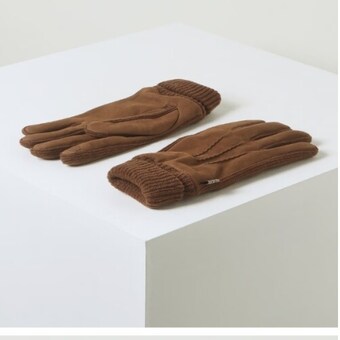 <b>닥스</b> 남성 카멜 염소가죽 스웨이드 장갑 DCGV5F170CM