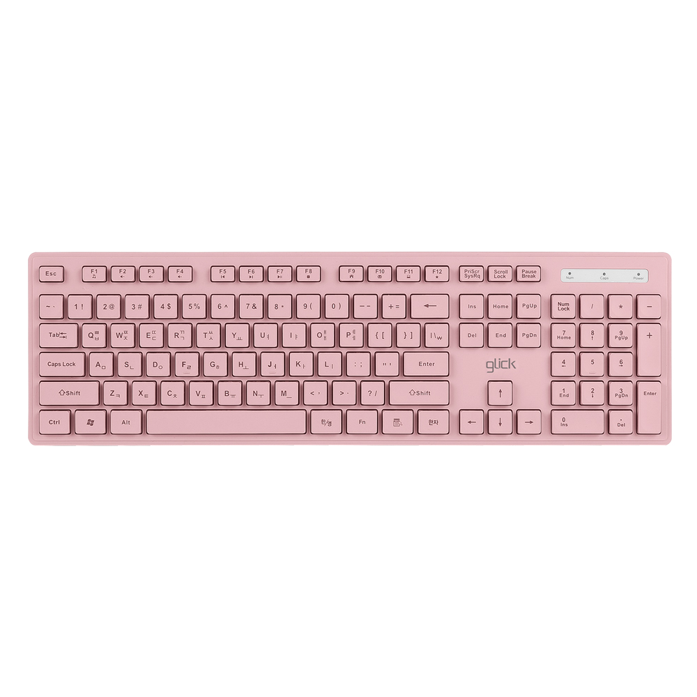 지클릭커 OFFICEPRO WK10 저소음 무선 블루투스 (핑크)_이미지