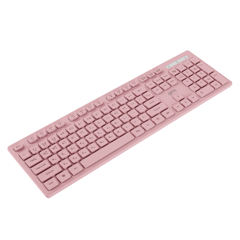 지클릭커 OFFICEPRO WK10 저소음 무선 블루투스 (핑크)_이미지