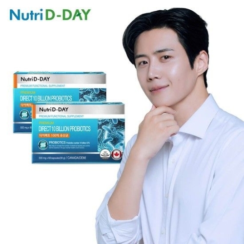 뉴트리디데이 다이렉트 100억 유산균 500mg 60캡슐 (2개)_이미지