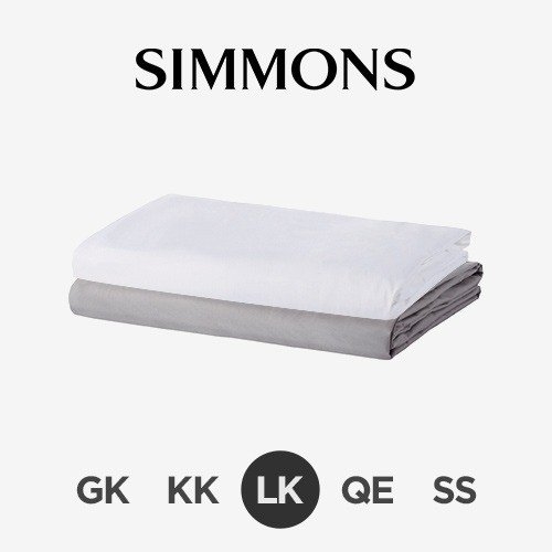 시몬스 케노샤 홈 솔리드 매트리스커버 (1개, 라지킹 LK)