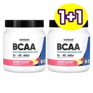뉴트리코스트 퍼포먼스 BCAA 라즈베리 레모네이드 660g (2개)_이미지