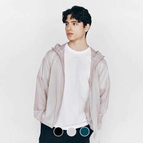 지오다노 남성 나일론 윈드브레이커 운동복 자켓_075520_이미지