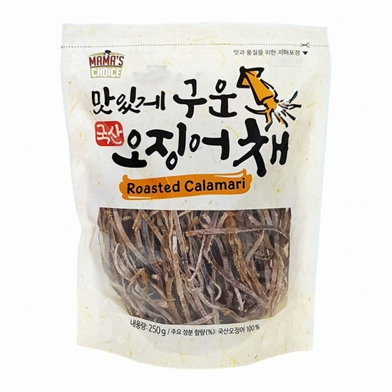 금한산업 마마스초이스 맛있게 구운 오징어채 250g이미지입니다. 누르면 해당 게시물로 새창이동합니다.