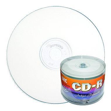 SKC CD-R 700MB 48x 케익 50장 프린터블_이미지