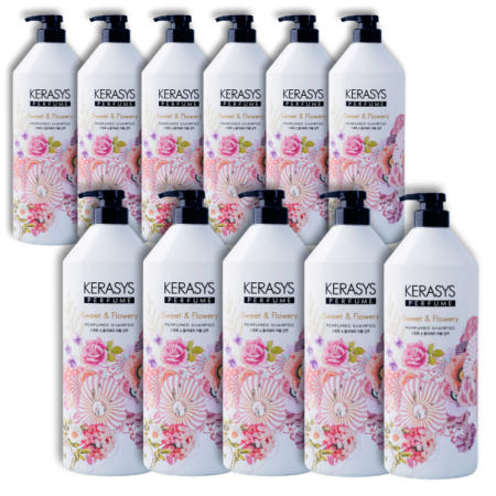 애경 케라시스 스위트&플라워리 퍼퓸 샴푸 1000ml (11개)