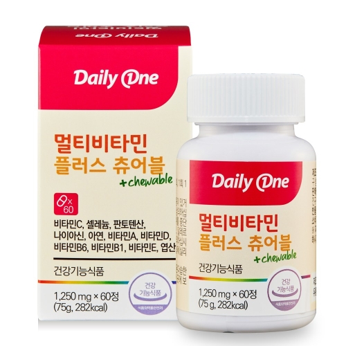 네이처스토리 데일리원 멀티비타민 플러스 츄어블 60정 (5개)_이미지