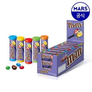 M&Ms 엠앤엠즈 미니스 튜브35gx24개 색상랜덤_이미지