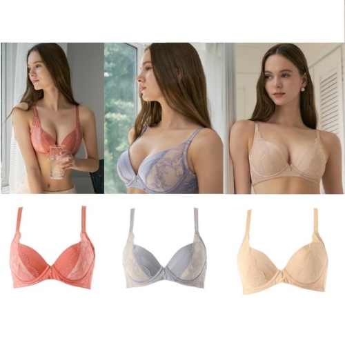 비너스 AB컵 24년가을광고 시스루하면서 엘레강스한 브라 VBR0990A