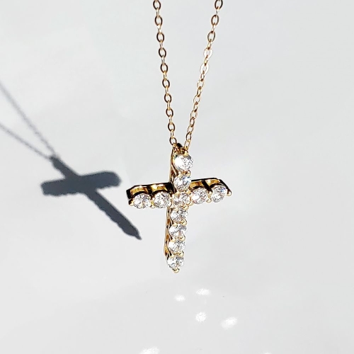 ������ 14K �� ü��+gold plated ���Ʈ ��ũ�ν� �����_NQJH4502