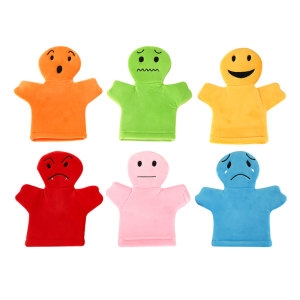 캐스B kesB 플레이 감정표현 손인형 6종세트 KBP2028