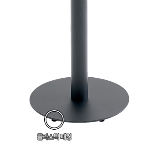 히트가구 CZ4402 인조대리석 블랙스틸 원형 바테이블 600 (의자별도)_이미지