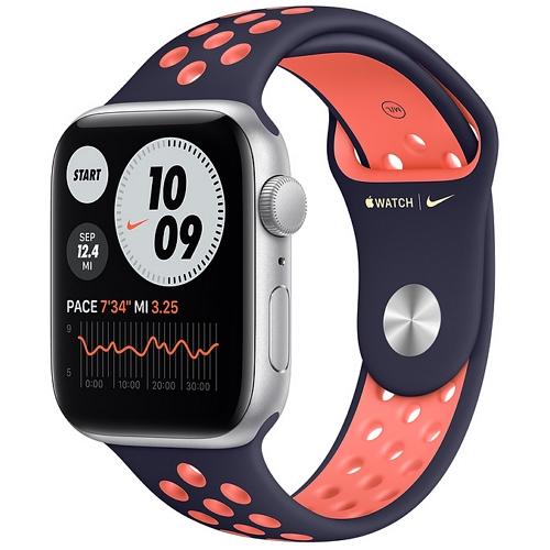 APPLE 워치 SE 40mm 실버 알루미늄 (나이키 스포츠밴드)_이미지