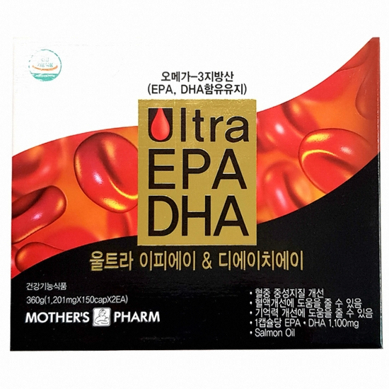 마더스팜 울트라 이피에이 & 디에이치에이 300캡슐 (1개)_이미지