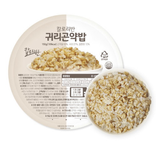 에스디랩 칼로리반 귀리 곤약밥 150g (5개)