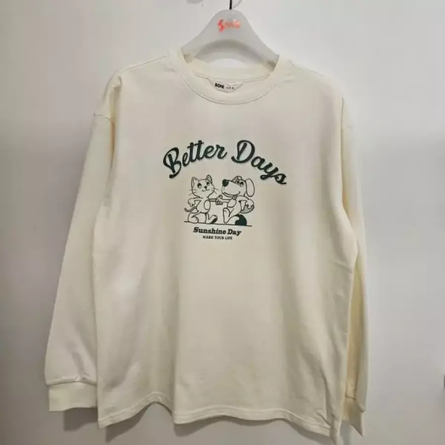 소이 면100 루즈핏 웹툰 쭉티 25s0457iv 여아/주니어용_이미지